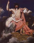 Jean-Auguste-Dominique Ingres jupiter och thetis painting